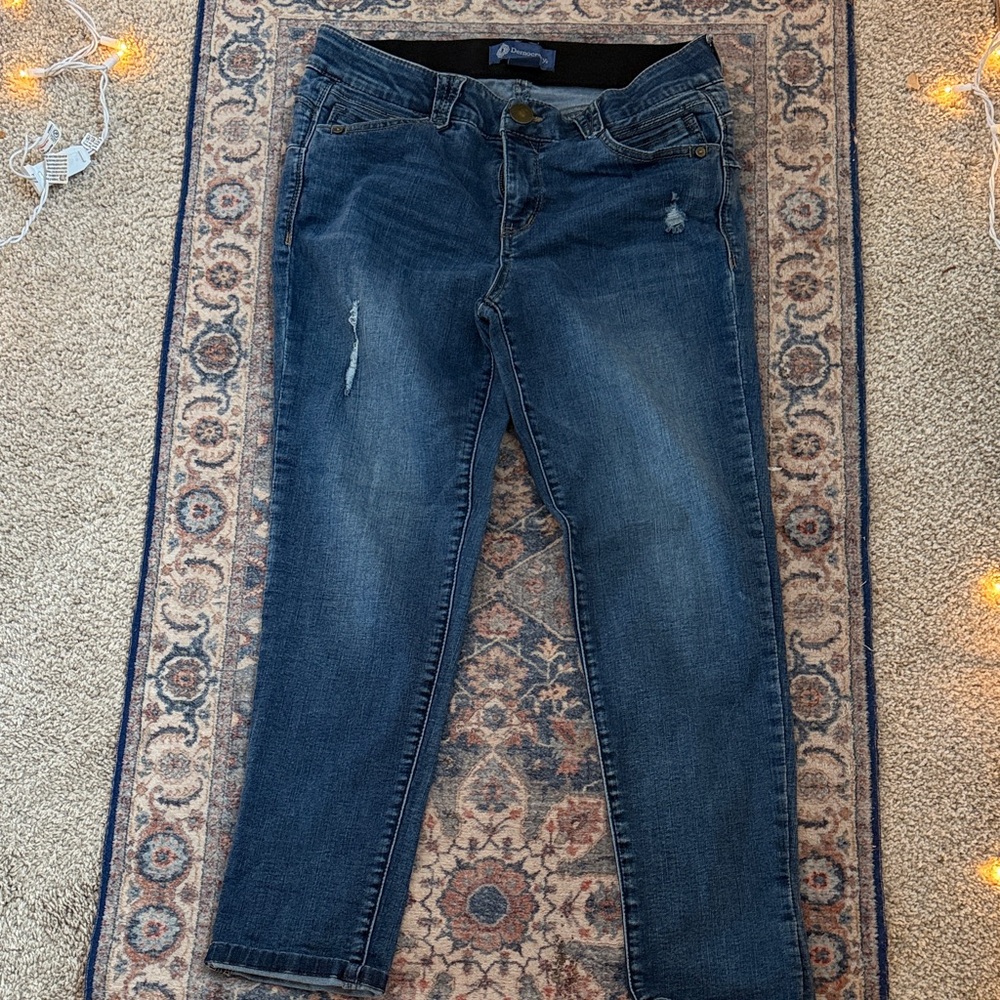 Democracy Dark Blue Ankle Jeans